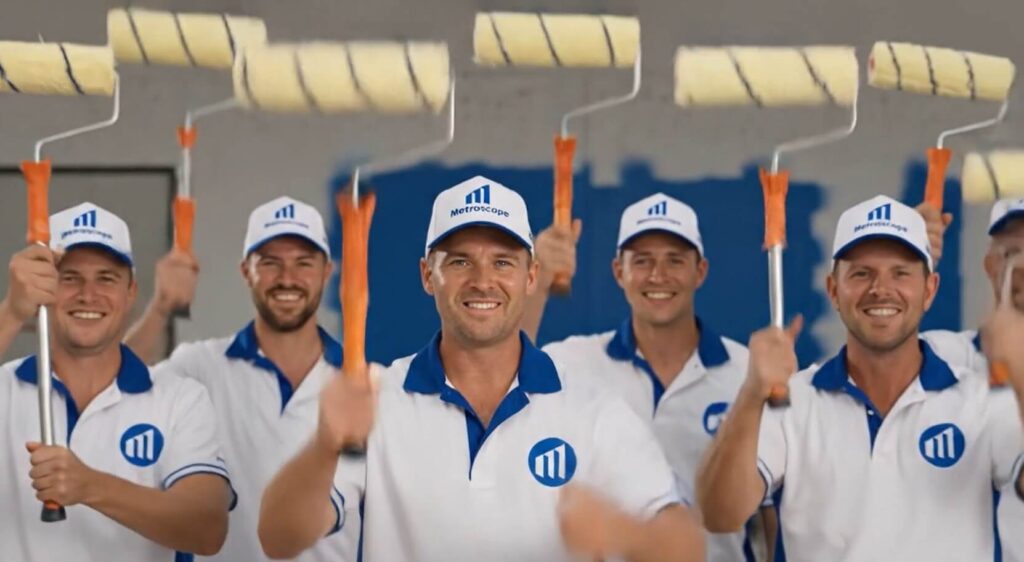 commercial painting team